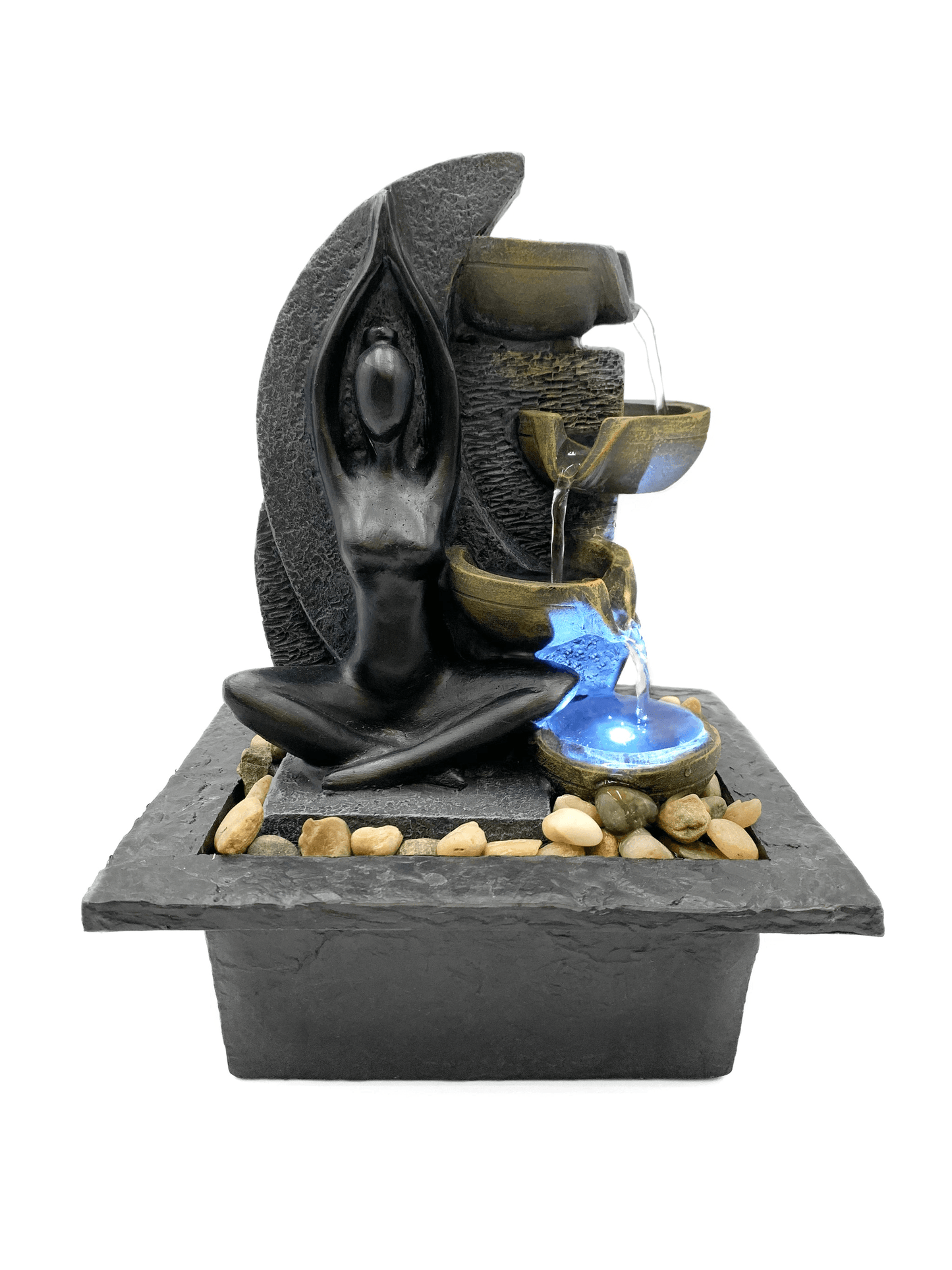 Felicity Tabletop Meditation Fountain With Led Light