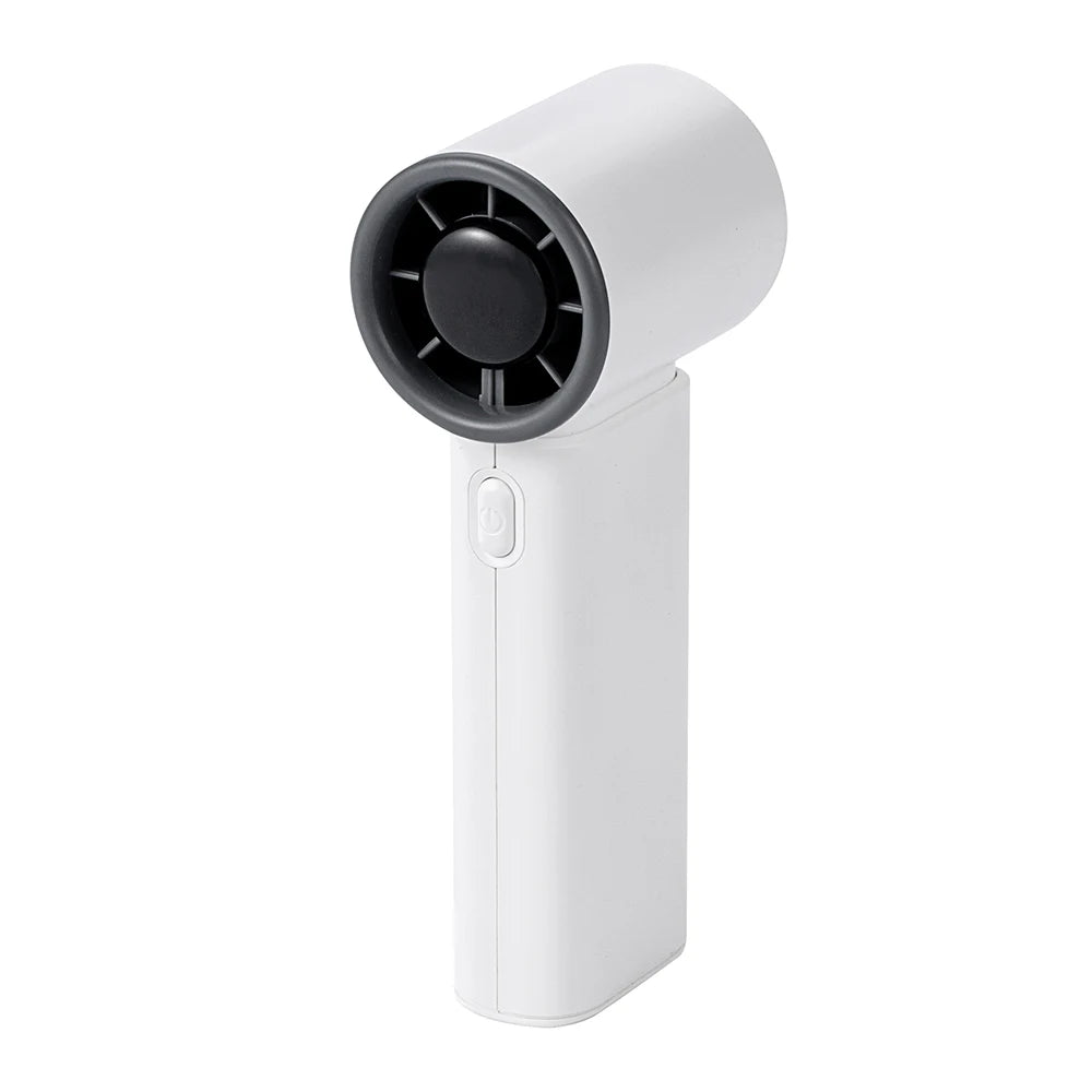 Intelligent Portable 2400mAh Lightweight Handheld High Speed Fan Rechargeable Handheld Small Lightweight Outdoor Air Cooling Fan