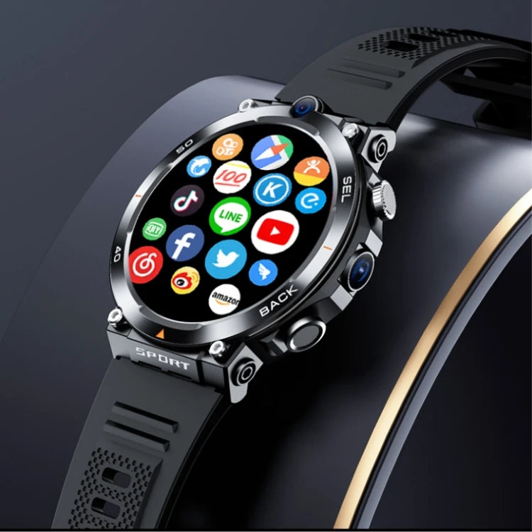 2024 4G 5G Smart Watch H10 WiFi GPS Dual Camera Video Call NFC 4+64GB 900MAH Battery Android Sport Smart Watch