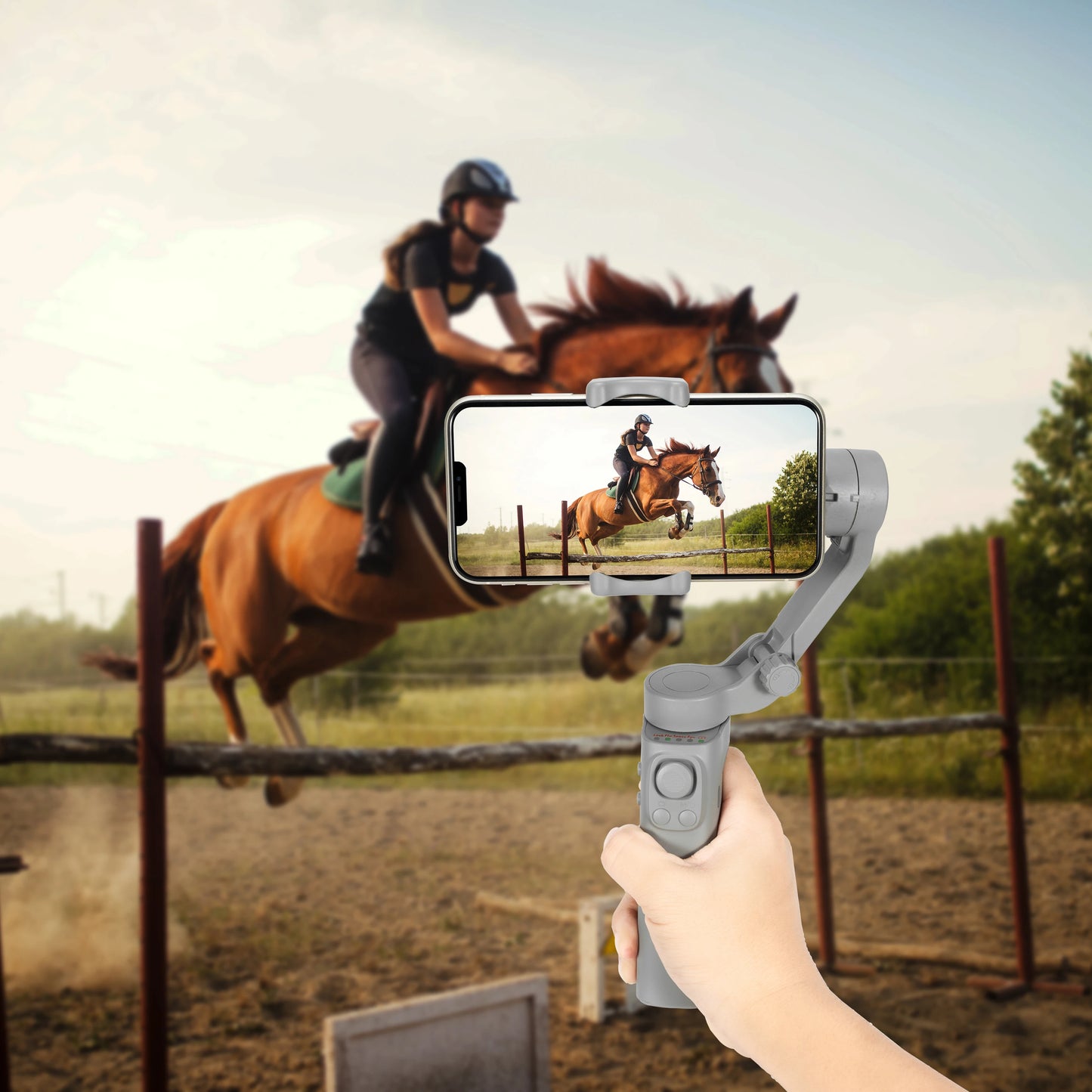New Foldable Face Tracking F5 3 Axis Mobile Handle Gimbal 3-axis Handheld Stabilizer
