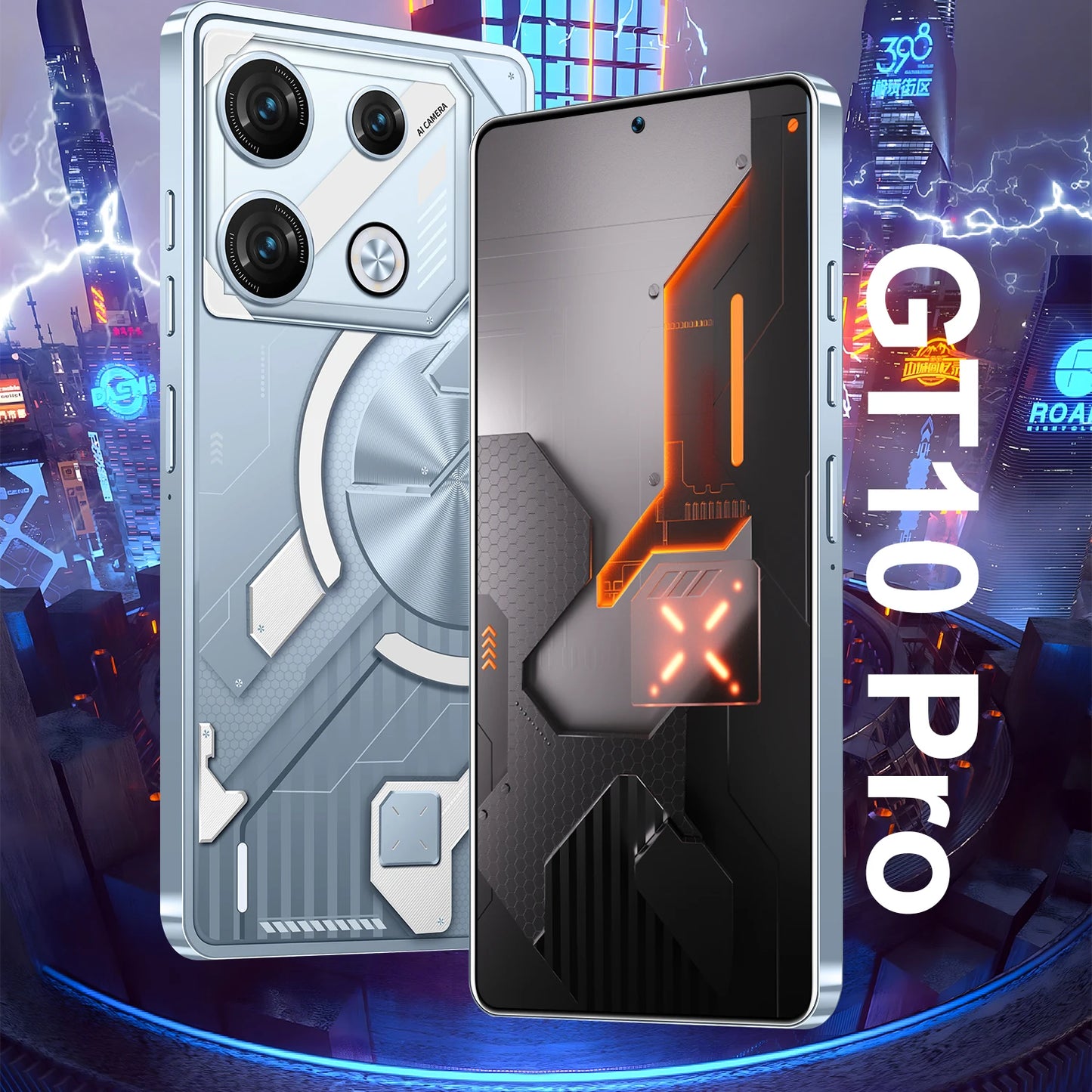 GT10 Pro the Ultimate 7.3 Full Display Android 5G-Smartphone with 16GB RAM 1TB Storage and 10-Core Power