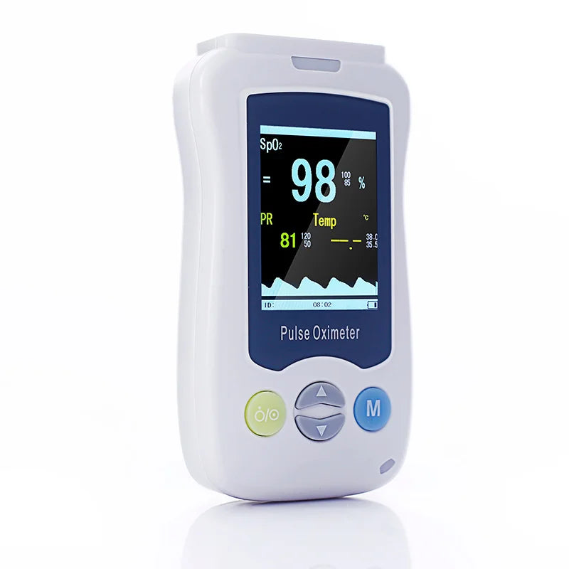 Portable Digital Handheld Pulse Oximeter Instrument and Multi-Parameter Vital Signs Monitor