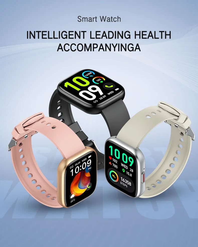New 2024 Customized P114 Multilingual Translation Smart Watch with Multiple Exercise Modes Health Monitor Sport Watch