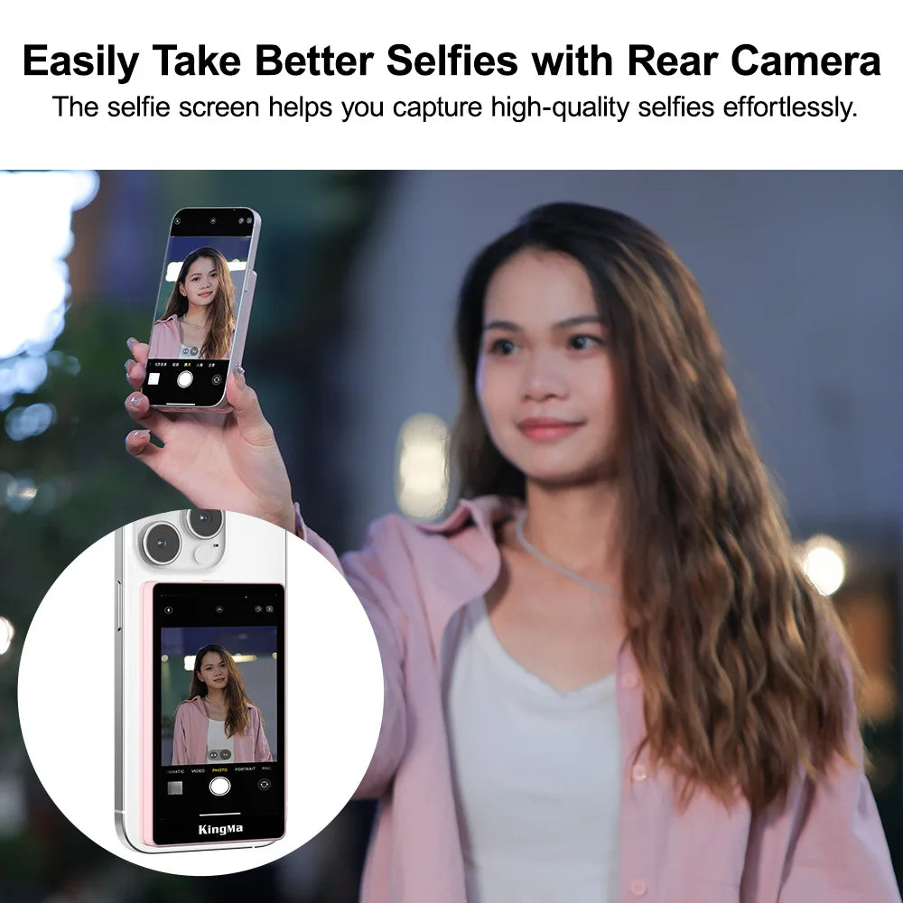 Kingma PH02 Max New Magnetic Vlog Selfie Camera Monitor Screen Custom IPhone13 14 15 16 PRO MAX S23 Ultra 13 14 Ultra