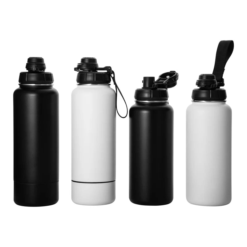 32oz Classical 304 Stainless Steel Electrolytic Polishing Layer Double Wall Insulated Vacuum Flask Sports Water Bottle