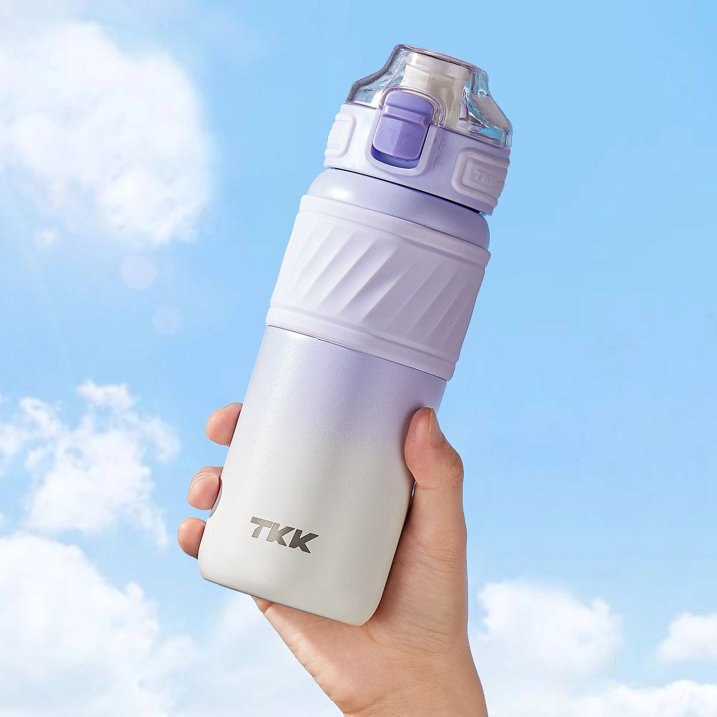 Custom Logo 500ml Double-Wall Insulated Straw Sports Travel Bottle Tumbler Leak-Proof Hiking Mug Food Grade Feature for Kids