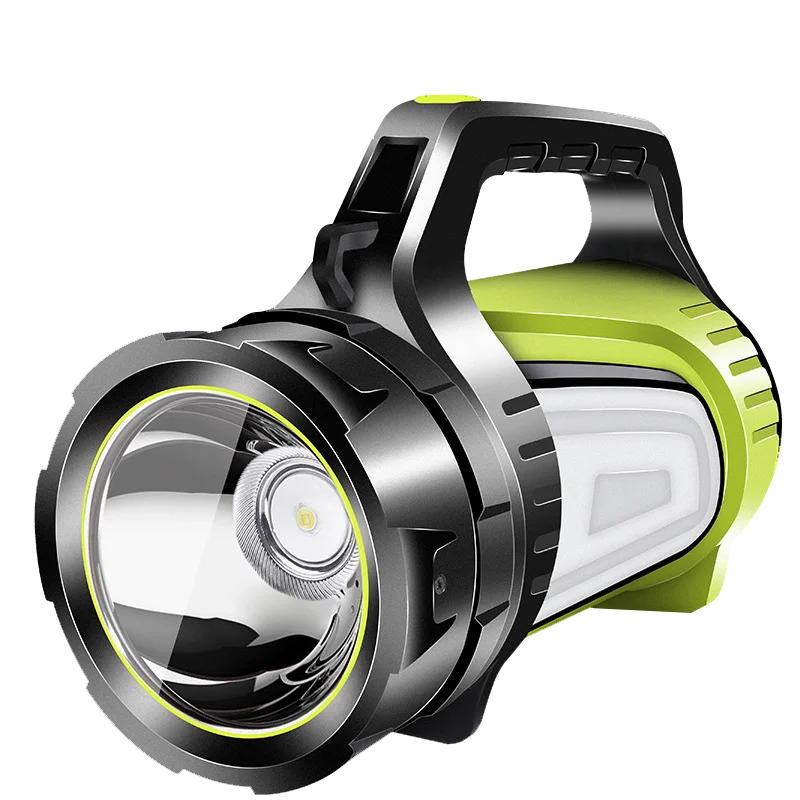 Super Bright USB Rechargeable Searchlight LED Flashlight Waterproof Ultra-Long Range Hand lamp Outdoor Hunting Fishing Light