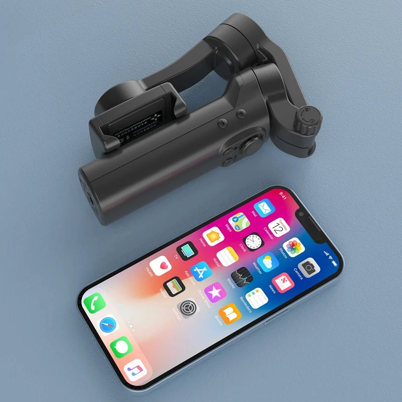 2025 F5 Plus 3-Axis Foldable Handheld Gimbal Smartphone Stabilizer Anti-Shake Cellphone Video Recorder Vlog Mobile Selfie Camera
