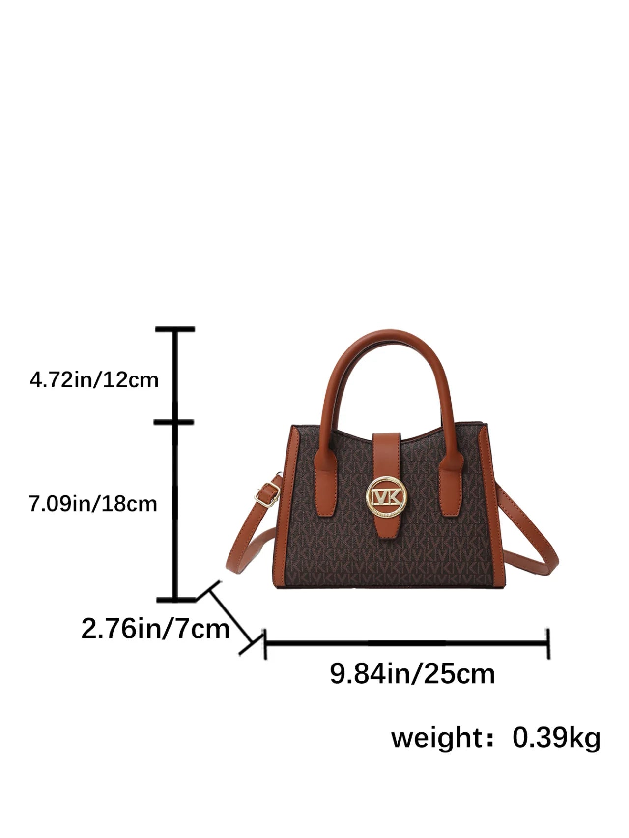 PU Material Women's Handbag, Multi-functional Portable Single-shoulder Bag, Zipper Closure, Leather Lining Bag 5071