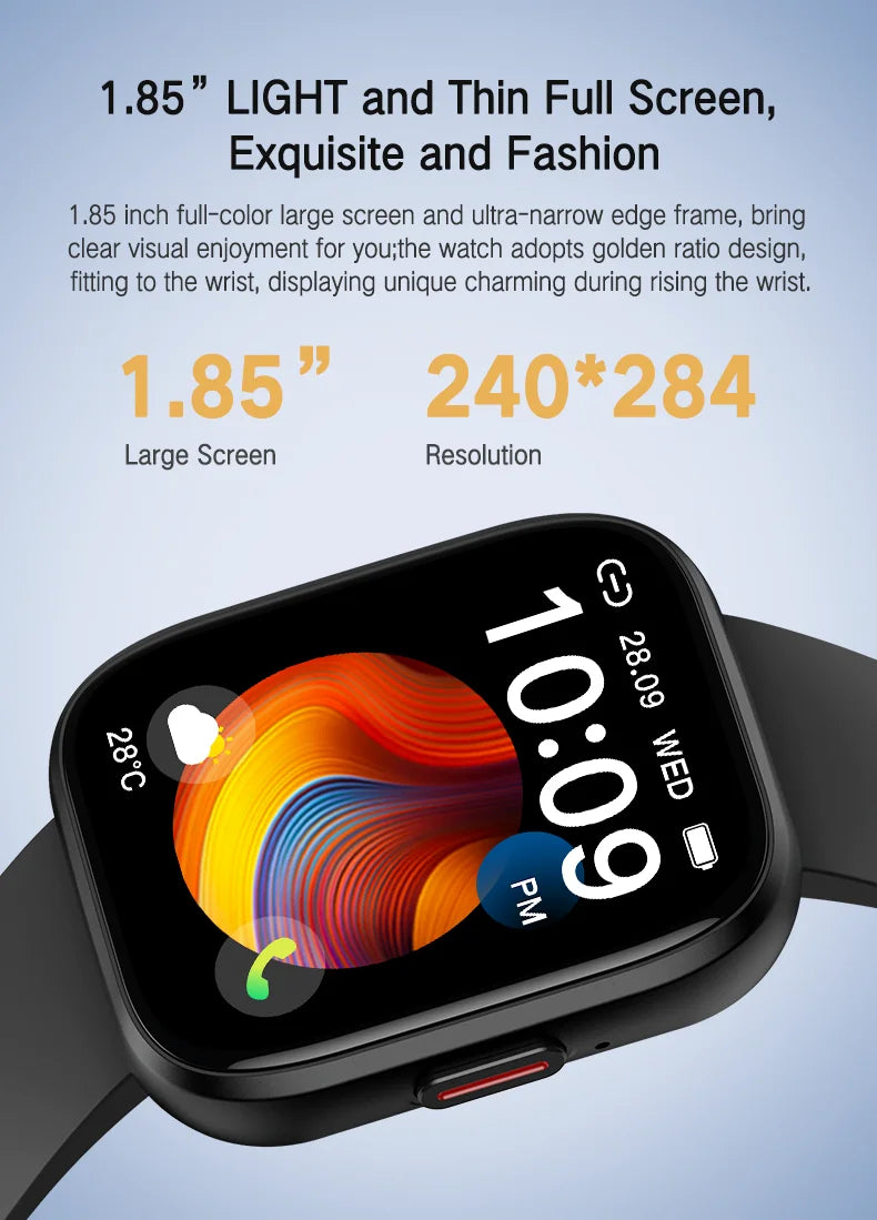 New 2024 Customized P114 Multilingual Translation Smart Watch with Multiple Exercise Modes Health Monitor Sport Watch