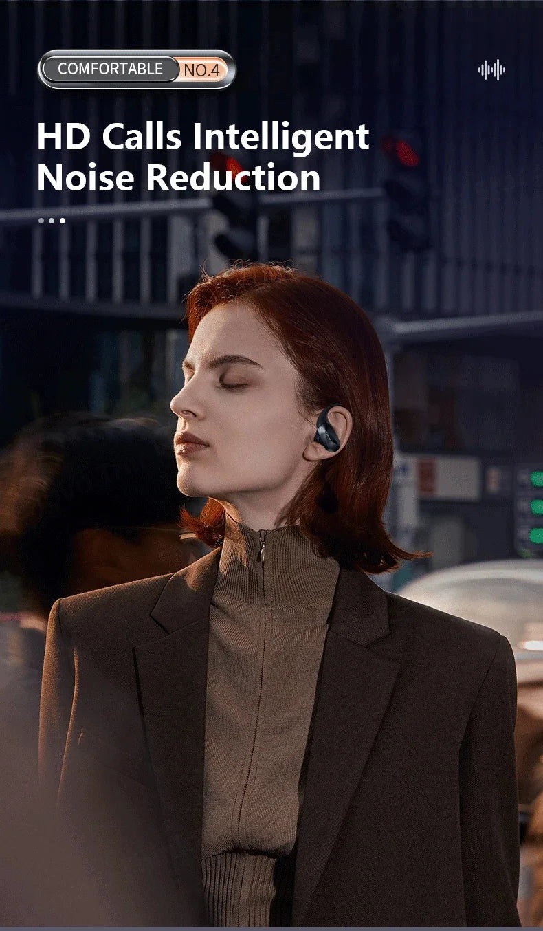Lenovo LP75 Sports Wireless Earphones with Mics,Button Control, LED Power Display,Hifi Stereo Sound BT 5.3 TWS Headphones