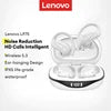 Lenovo LP75 Sports Wireless Earphones with Mics,Button Control, LED Power Display,Hifi Stereo Sound BT 5.3 TWS Headphones