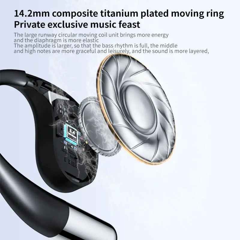 Q39 New AI Translation Private Model Open-Ended BT Headphones OWS Long-Range Battery-Operated Wireless Sports Headphones