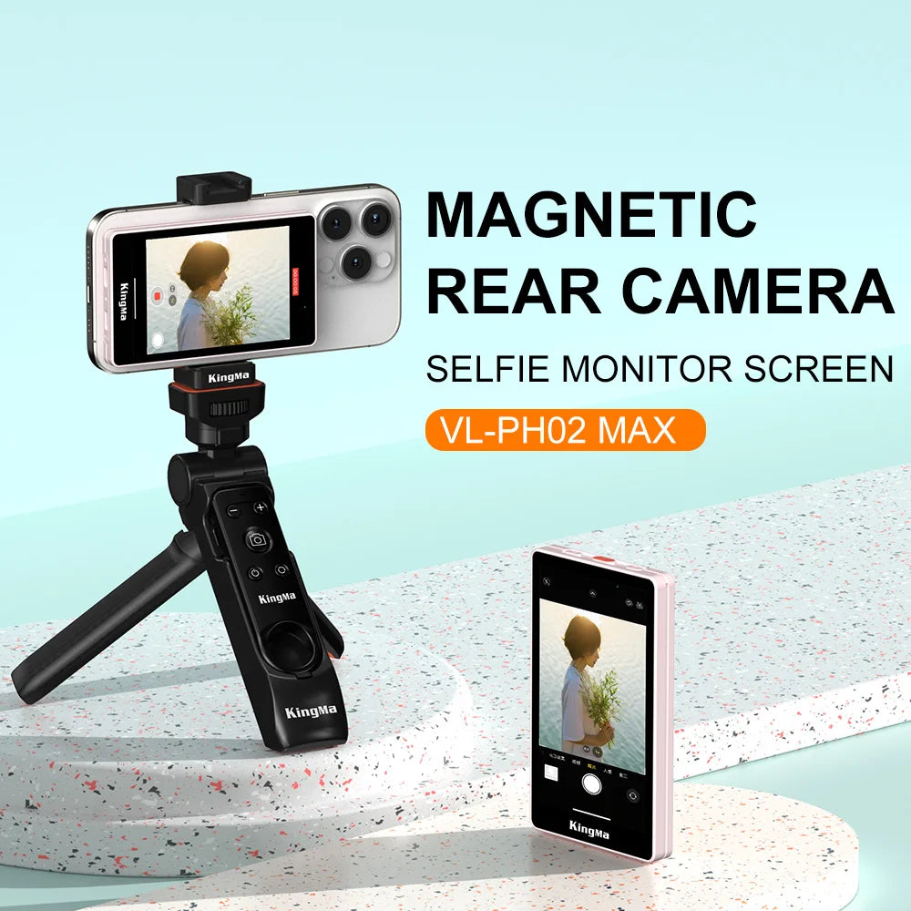 Kingma PH02 Max New Magnetic Vlog Selfie Camera Monitor Screen Custom IPhone13 14 15 16 PRO MAX S23 Ultra 13 14 Ultra