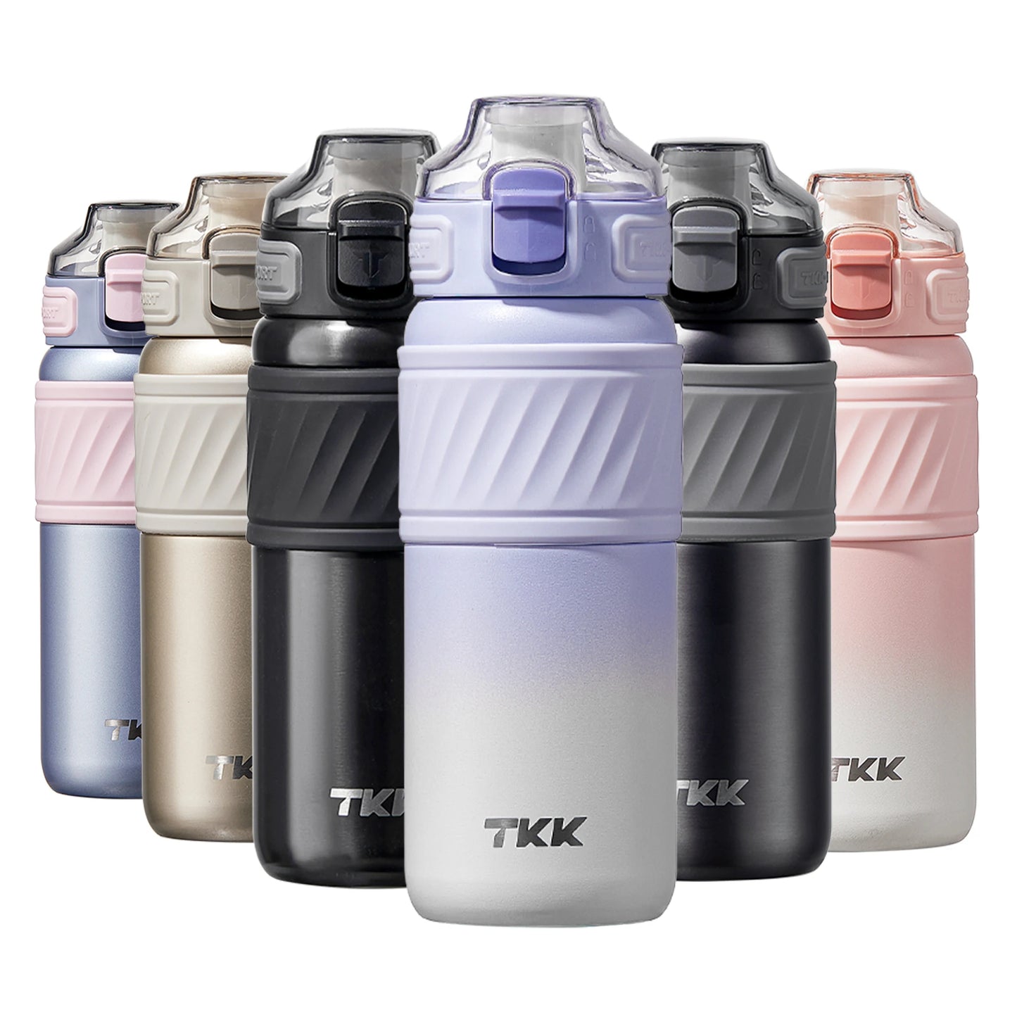 Custom Logo 500ml Double-Wall Insulated Straw Sports Travel Bottle Tumbler Leak-Proof Hiking Mug Food Grade Feature for Kids