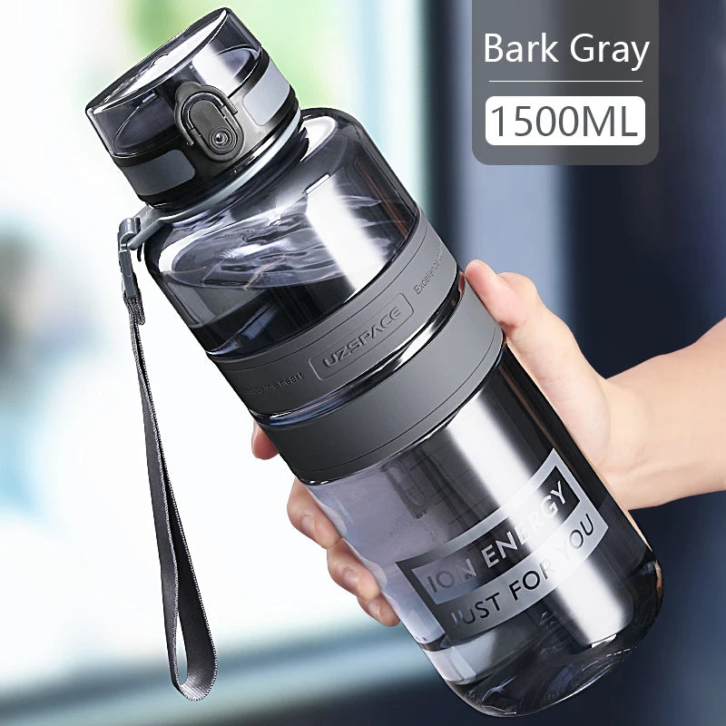 1.5/2L Sport Water Bottle Large capacity Portable leakproof Shaker Outdoor Fitness Bottle EcoFriendly Plastic Drinkware BPA Free