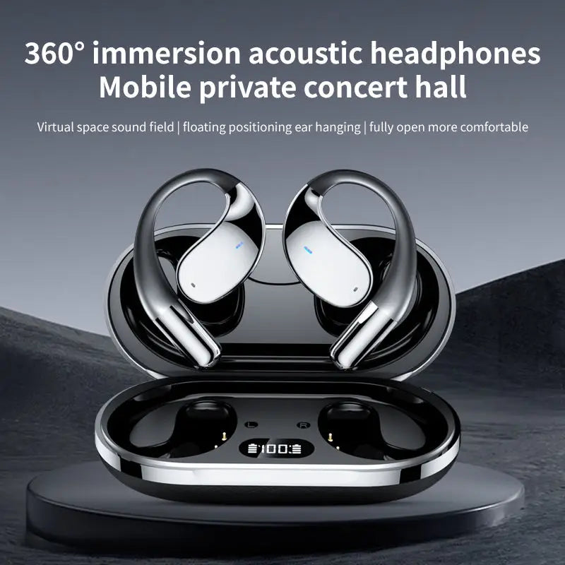 Q39 New AI Translation Private Model Open-Ended BT Headphones OWS Long-Range Battery-Operated Wireless Sports Headphones