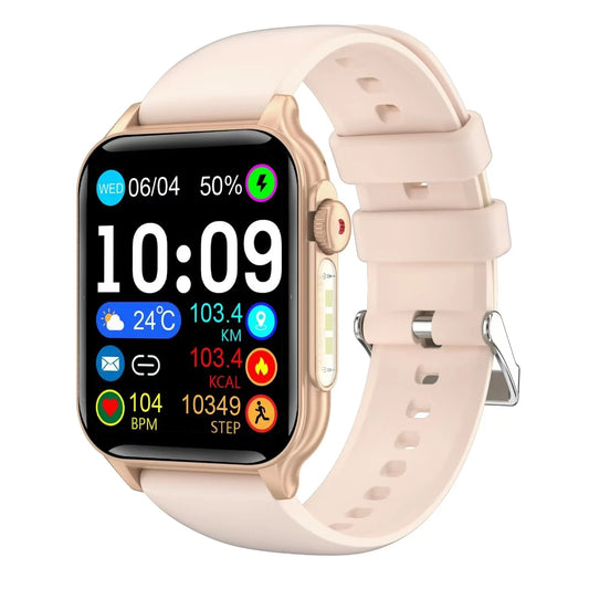 2025 Outdoor Sports Smartwatch with Flashlight BT Call 1.96inch Screen Sleep Monitoring P6 MAX Relojes Smart Watch for Men