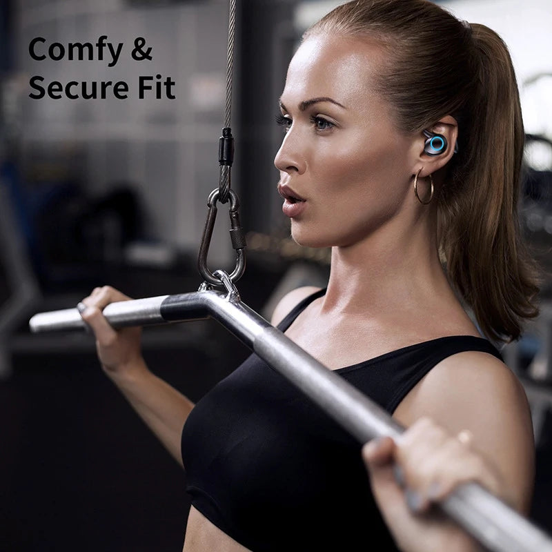 2025 Wireless Earbud YKK-Q23 BT 5.1 Ear Buds in Ear Hook Sports Headphone With Earhook Waterproof Touch Earphone Running Fitness