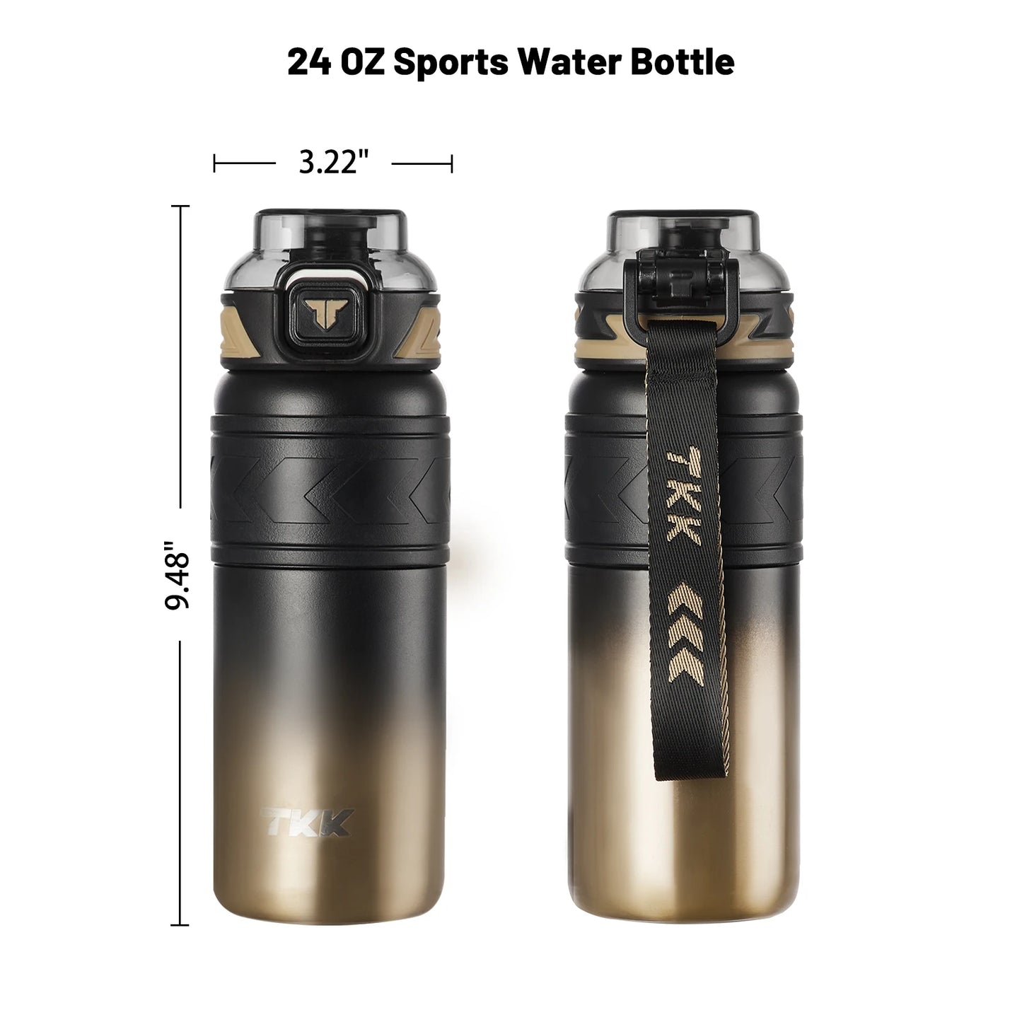 600ml 1000ml 16oz 32oz 316 Stainless Steel Thermos with Straw Vaccum Insulated Thermo Sport Bottle Double Wall Coffee Bottle