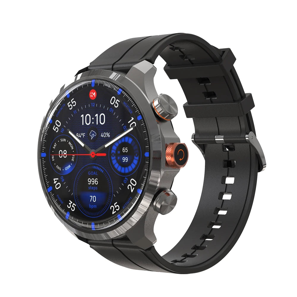 Newest Camera Video Call Gps Smart Watch Sport Men Sim Card Android Phone Smartwatch With 2Gb Ram+16Gb Rom (Ddr3)