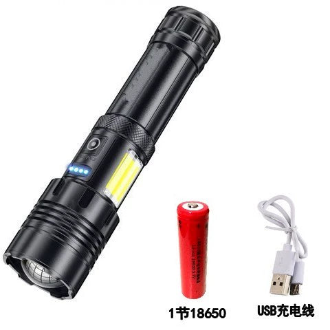 P90 Power Torch Rechargeable Outdoor Long-Range Xenon Lamp Zoom High-Power Spotlight Super Bright Probe Xenon Lamp