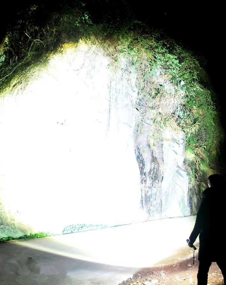 P90 Power Torch Rechargeable Outdoor Long-Range Xenon Lamp Zoom High-Power Spotlight Super Bright Probe Xenon Lamp