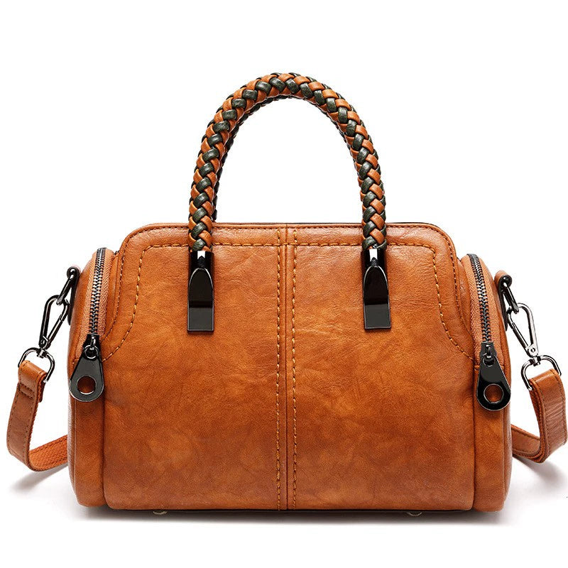 Fashion Large Capacity Shoulder Leather Women Bag