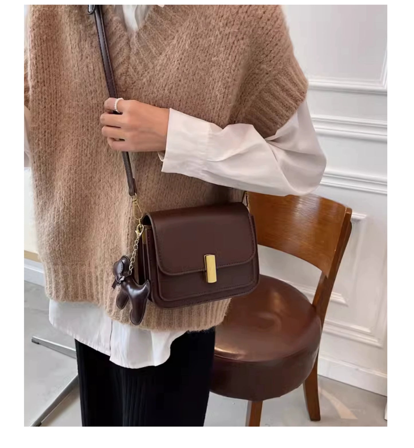 Accessible Luxury Women's Fancy Niche Style Shoulder Messenger Bag