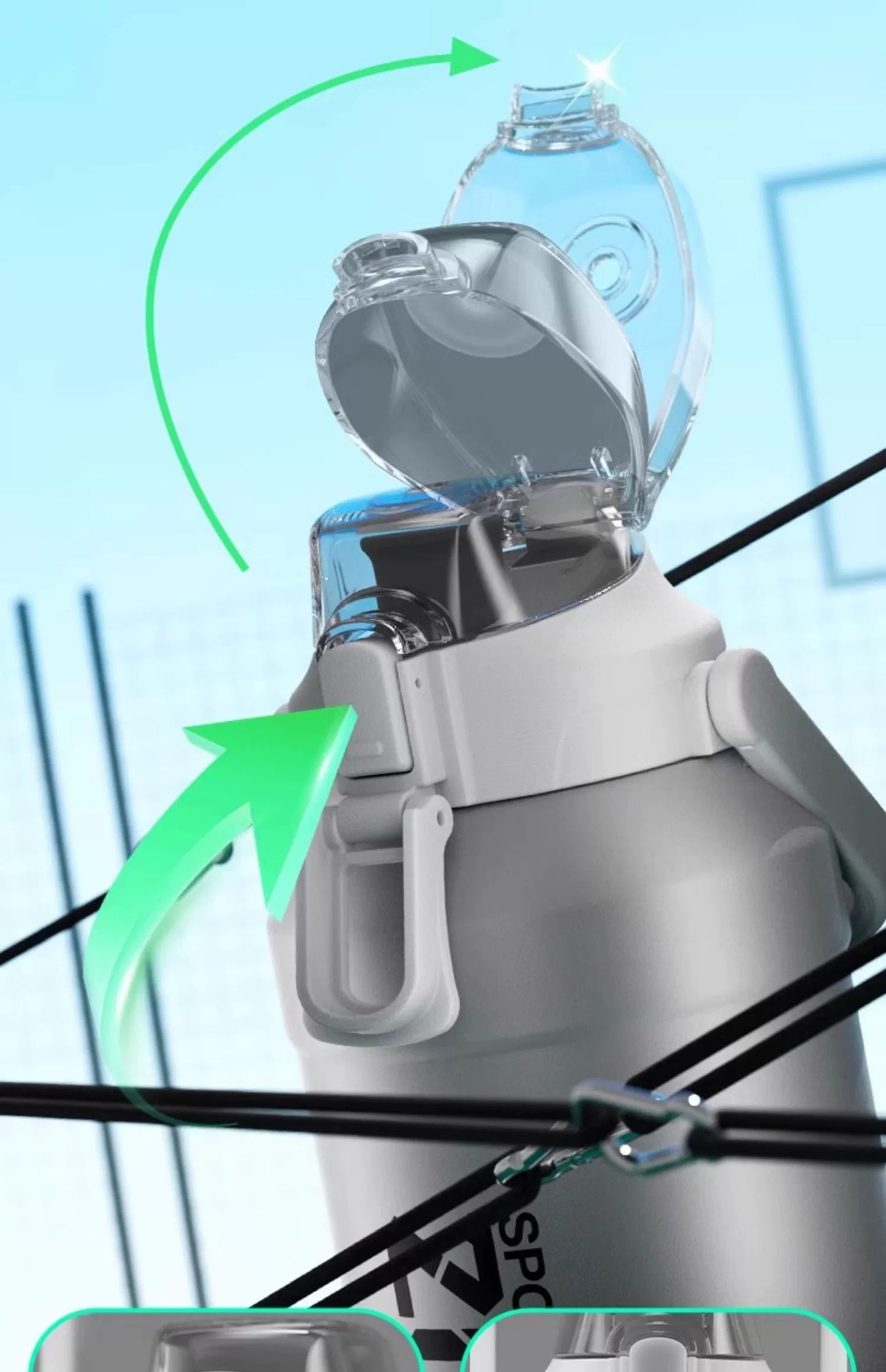 Barrels T 2000ml Vacuum Cup SUS316 Stainless Steel