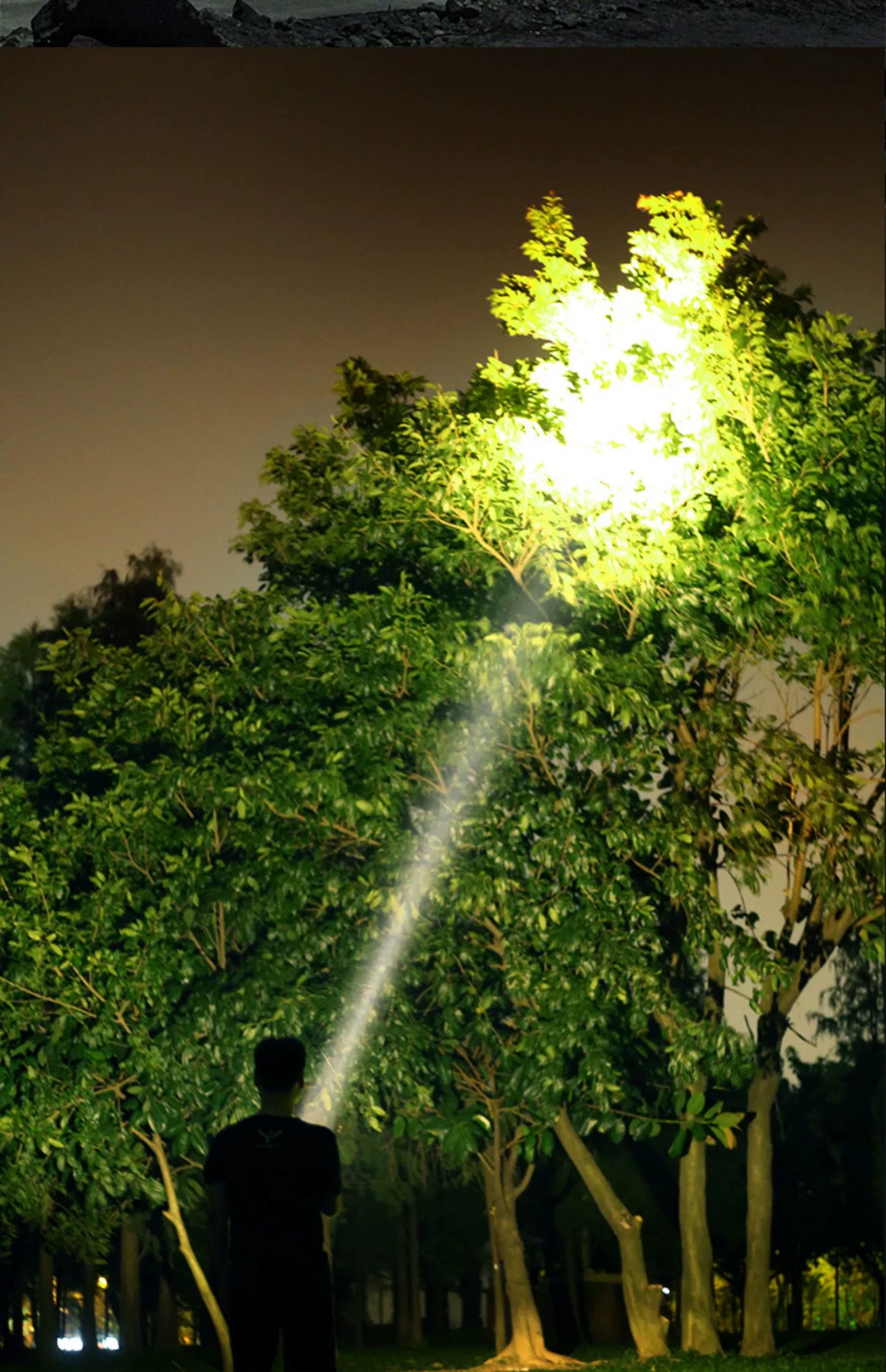P90 Power Torch Rechargeable Outdoor Long-Range Xenon Lamp Zoom High-Power Spotlight Super Bright Probe Xenon Lamp