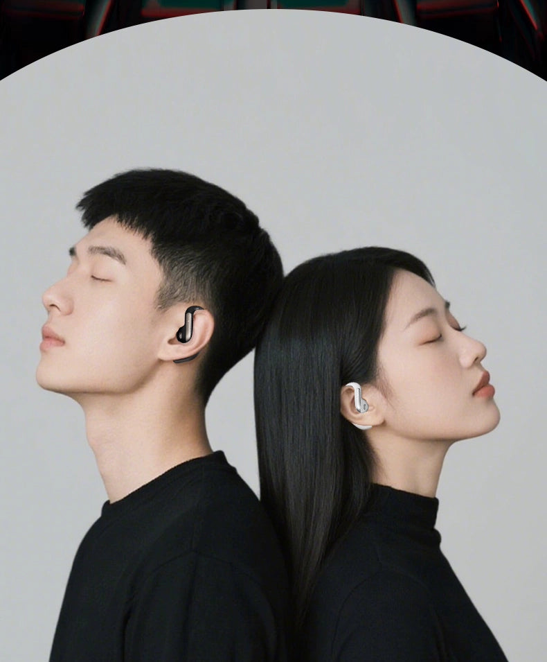 2025 New Arrival Half in-Ear Wireless Bluetooth Headset Ultra-Long Life Battery Non in-Ear Noise Reduction Sports Running for a Long Time without Pain