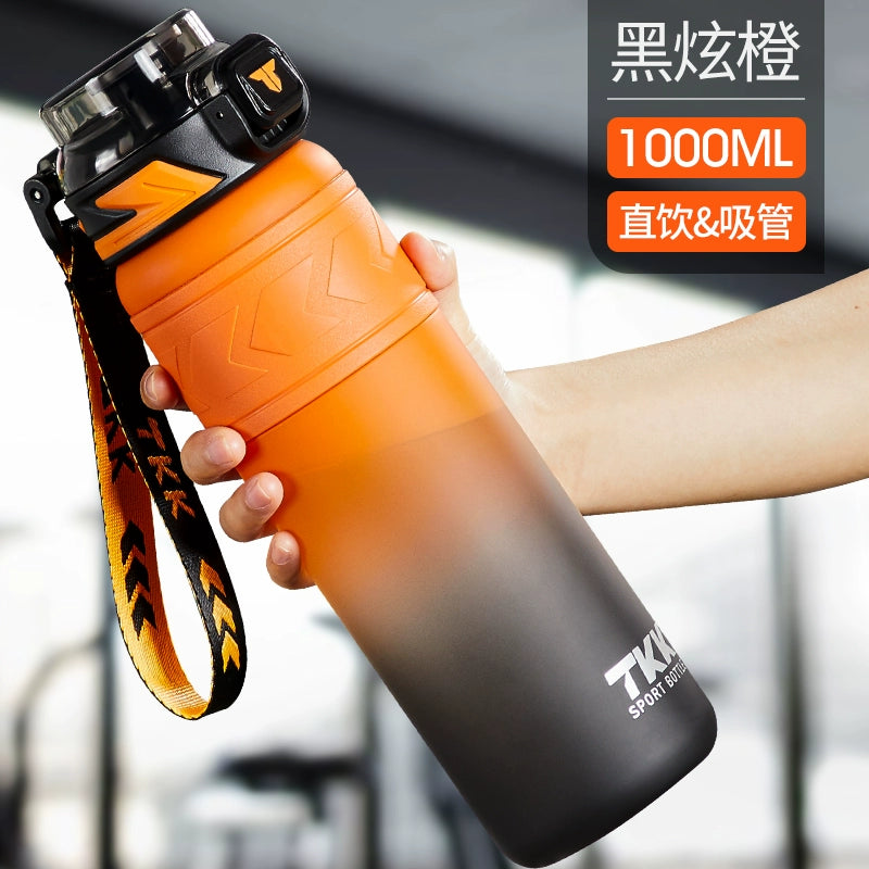 Sports Water Cup for Boys and Girls, Large Capacity, Summer Simple Design for Students, High Temperature Resistant Tritan Water Kettle