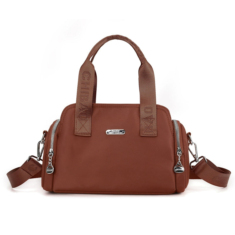2024 New Arrival Large Capacity Handbag Women's Fashion Casual Lightweight Canvas Bag Women's Shoulder Messenger Bag Oxford Cloth