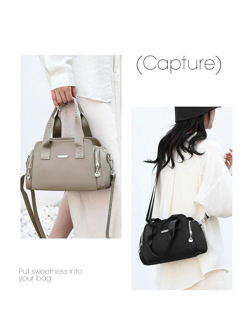 2024 New Arrival Large Capacity Handbag Women's Fashion Casual Lightweight Canvas Bag Women's Shoulder Messenger Bag Oxford Cloth