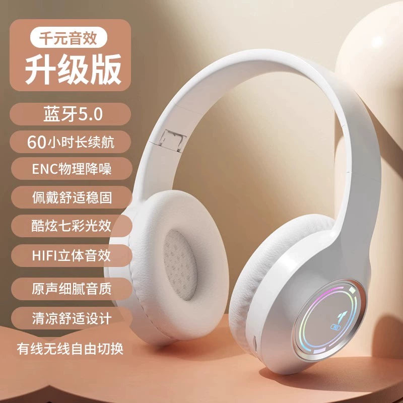 2025 Computer Head-Mounted Wireless Bluetooth Headset New Arrival Mobile Phone Wired Noise-Canceling Headset Specially for Gaming