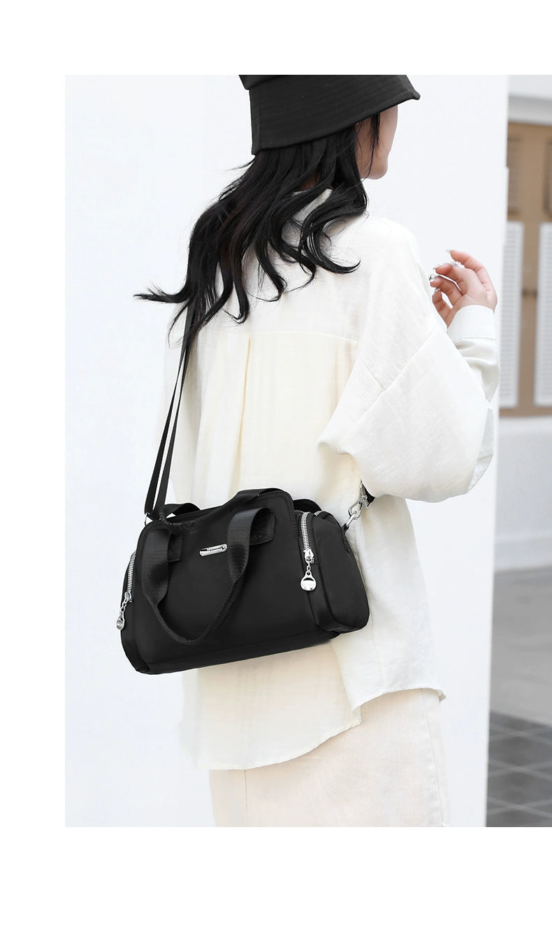 2024 New Arrival Large Capacity Handbag Women's Fashion Casual Lightweight Canvas Bag Women's Shoulder Messenger Bag Oxford Cloth