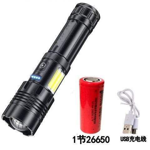 P90 Power Torch Rechargeable Outdoor Long-Range Xenon Lamp Zoom High-Power Spotlight Super Bright Probe Xenon Lamp
