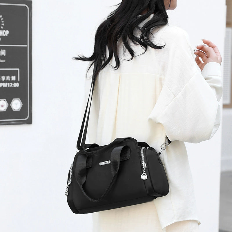 2024 New Arrival Large Capacity Handbag Women's Fashion Casual Lightweight Canvas Bag Women's Shoulder Messenger Bag Oxford Cloth