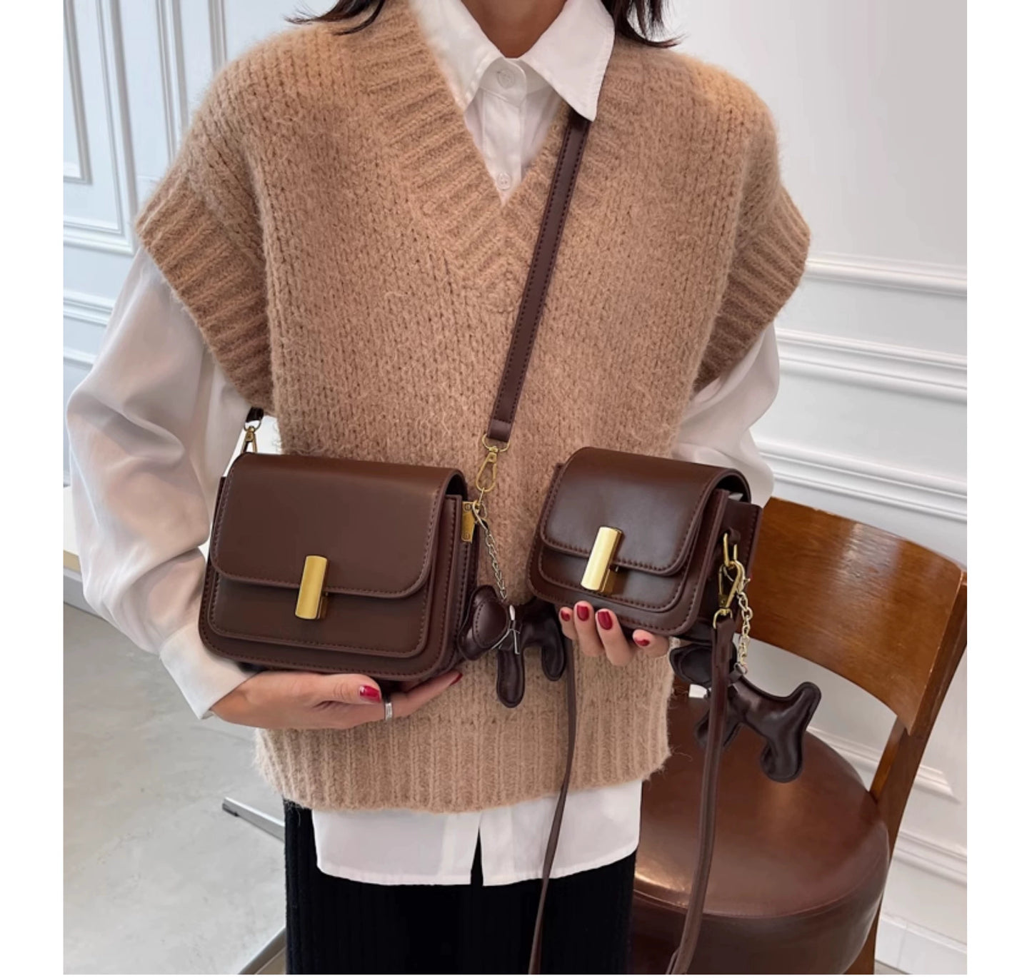 Accessible Luxury Women's Fancy Niche Style Shoulder Messenger Bag
