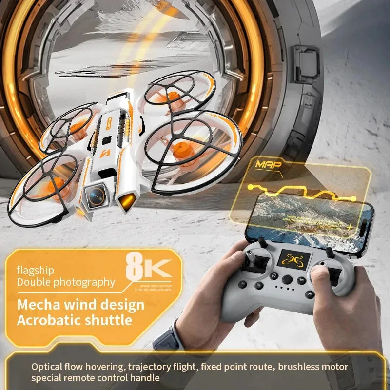 Professional Drone FPV 8K HD Dual Camera A21 PRO Brushless Motor Obstacle Avoidance Optical Flow Hovering Stabilization UFO Quad
