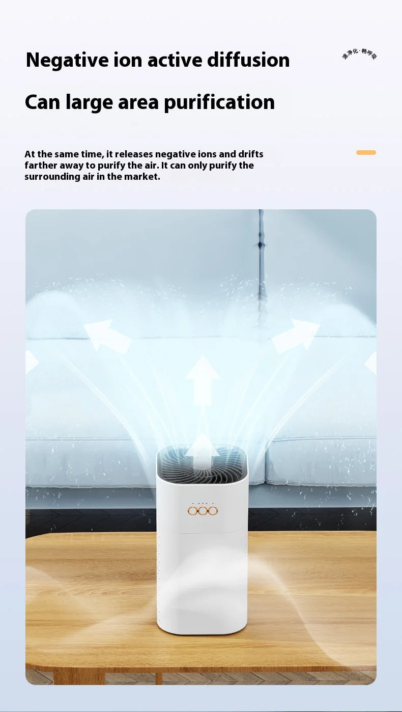 Xiaomi Youpin Air Purifier HEPA Filter Negative Ion Remove Second-hand Smoke PM2.5 for Allergies Smokers Air Cleaner Bedroom