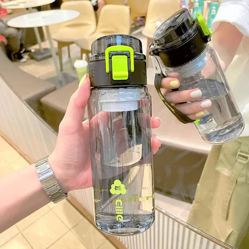 2024 550ml Tritan Sport Bottle Travel Water Bottles BPA FREE Tritan Drink Bottle Cup for Girl Boy School Outdoor Plastic Bottles