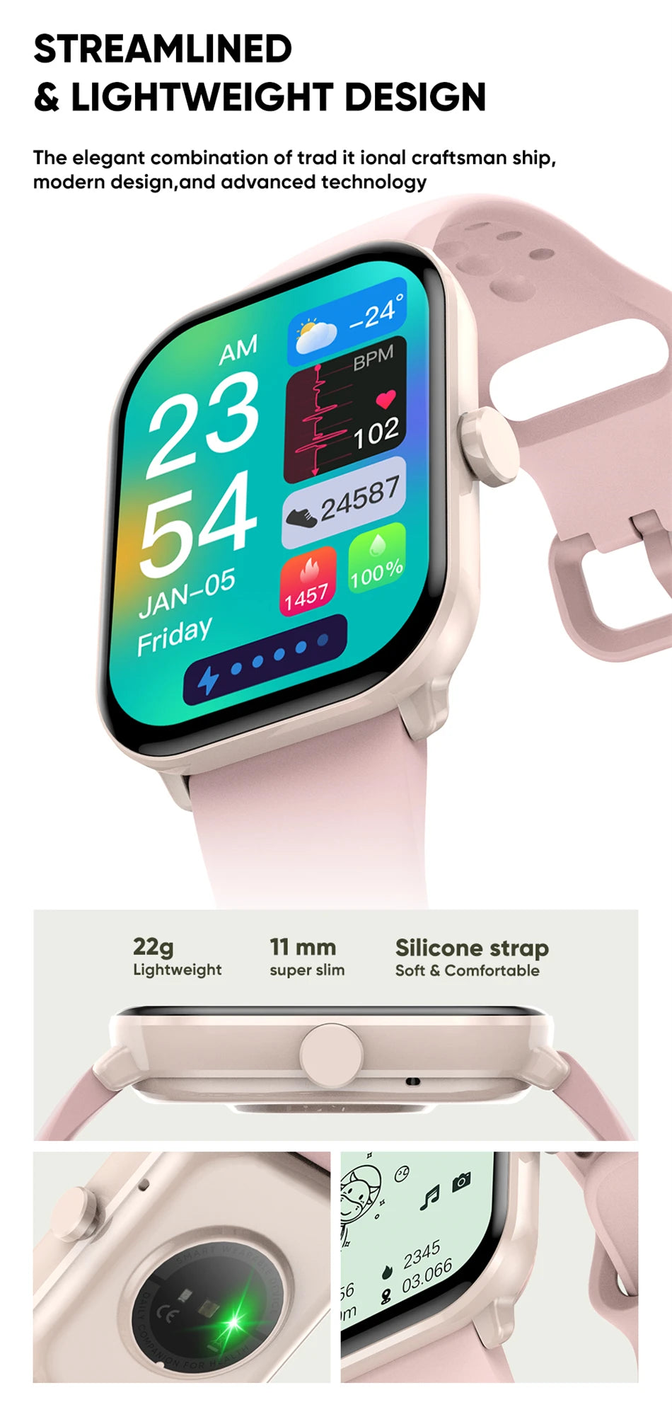 For Xiaomi Watch 5 Wrist Band Global Version Men Women HD AMOLED Screen Heart Rate Bluetooth Call GPS Track Waterproof Sports Smart Watch