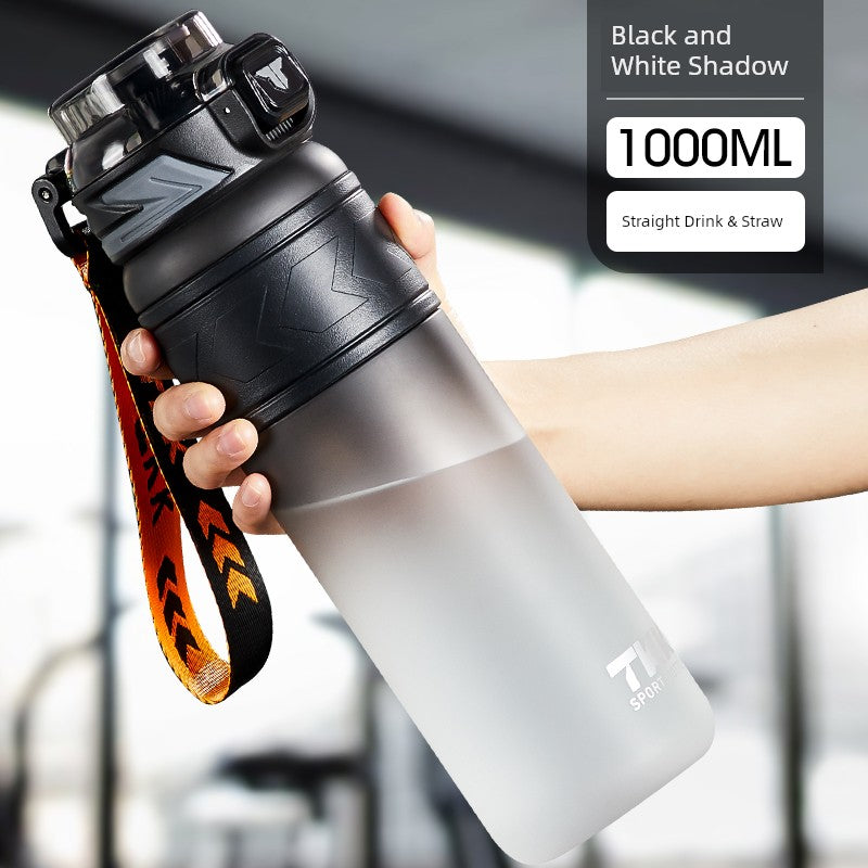 Sports Water Cup for Boys and Girls, Large Capacity, Summer Simple Design for Students, High Temperature Resistant Tritan Water Kettle