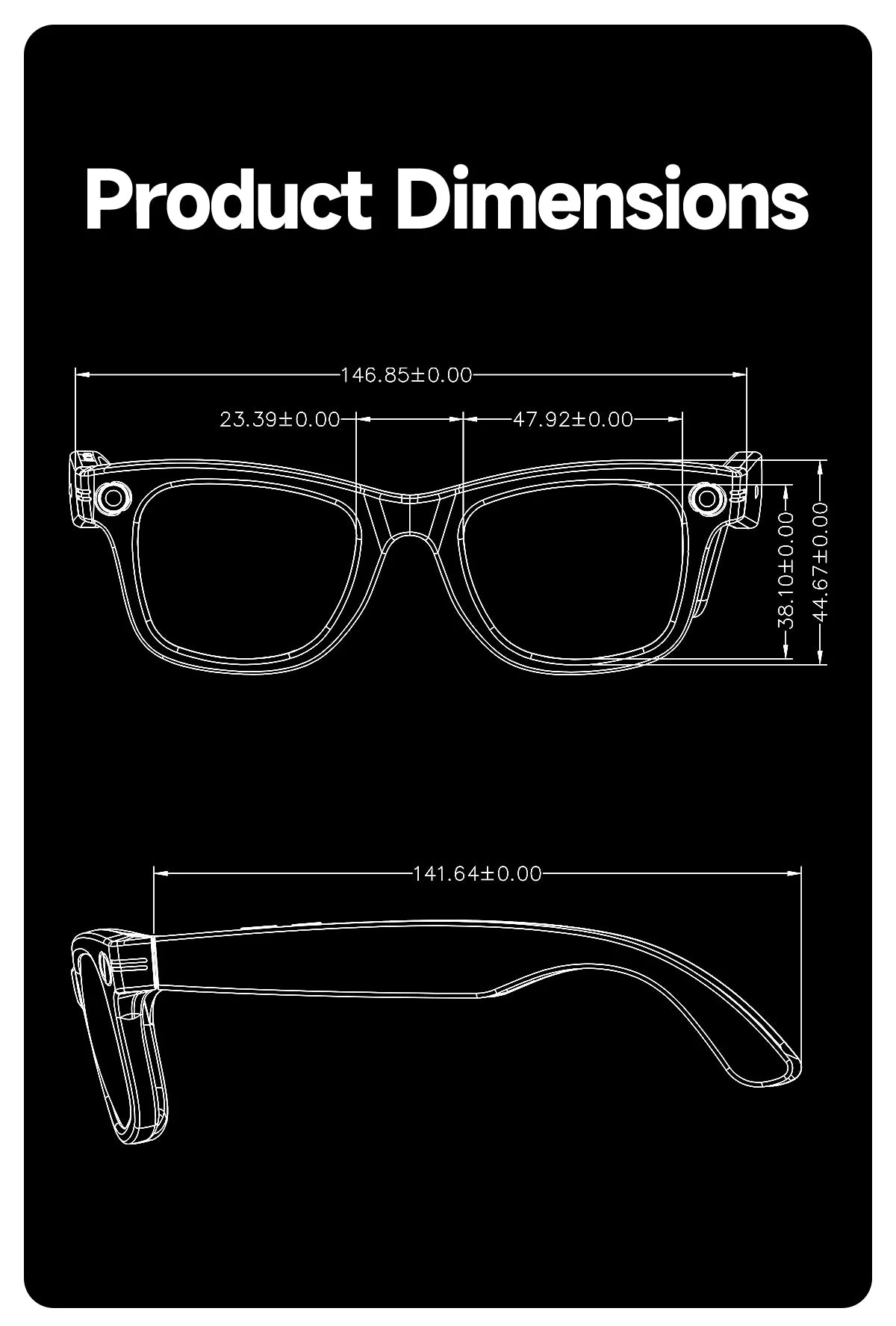 LIGE 800W Pixels Smart Glasses Recording Videos AI Photo Recognition Answer Translation 270mAh IP65 Waterproof Bluetooth Glasses
