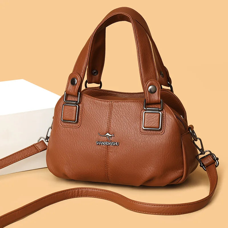 2025 Luxury Women Tote Bags Vintage Shoulder Crossbody Bags Fashionable Mothers Bags Ladies Travel Commuter Bag