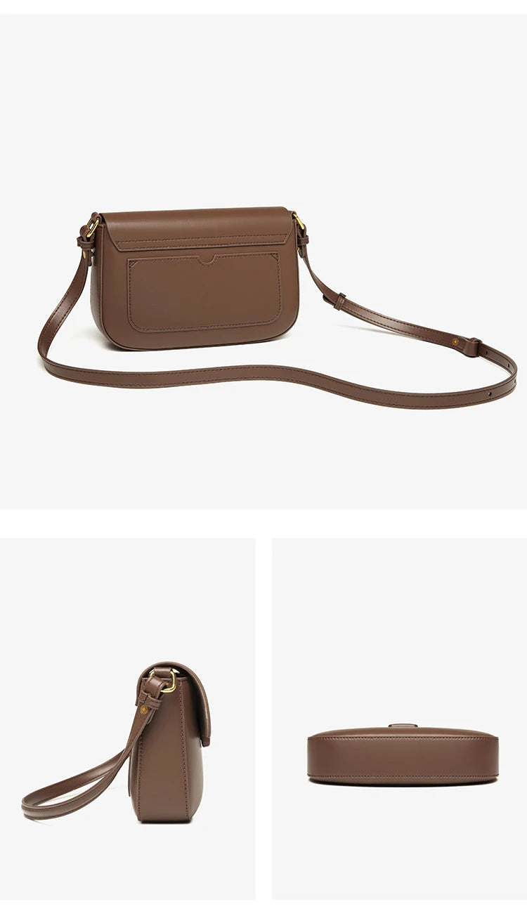 Luxury handbags female crossbody bags Tofu small square shoulder bag, Women bags new fashion 2025 genuine cowhide leather satchel