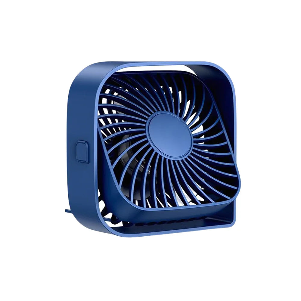Mini Desktop Fan Battery-Free Quiet USB Powered Office Desk Fan Small Portable Plastic Electric Fan for Home And Office Use