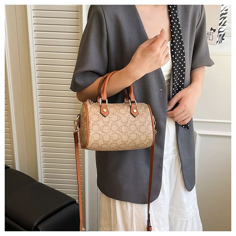 Luxury Brand Ladies Leather Tote Bags By Famous Designer Popular Classic Elegant Women's Shoulder Crossbody Handbag
